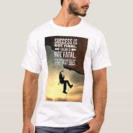 Fel är inte dödligt inspirera bemannar tShirten T Shirt