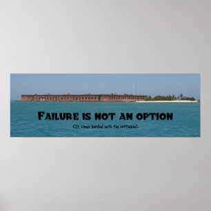 Fel är inte ett alternativ poster