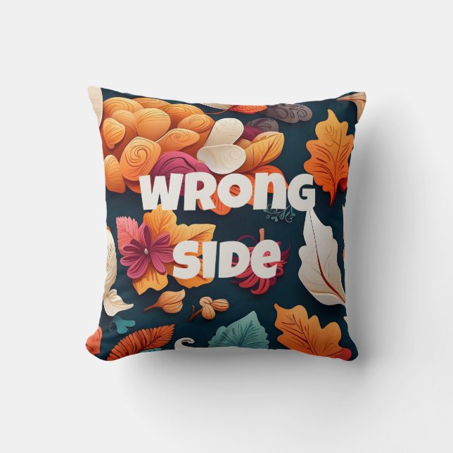 Fel dekorativt fel sida kudde (Framsida)