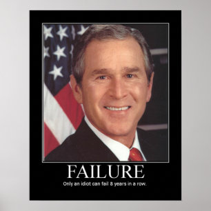 Fel: George Bush Poster