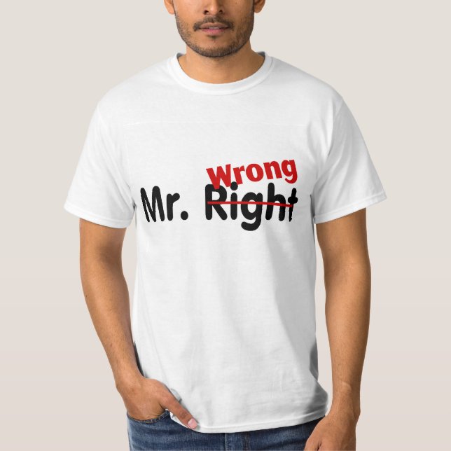 Fel Herr höger Tee (Framsida)