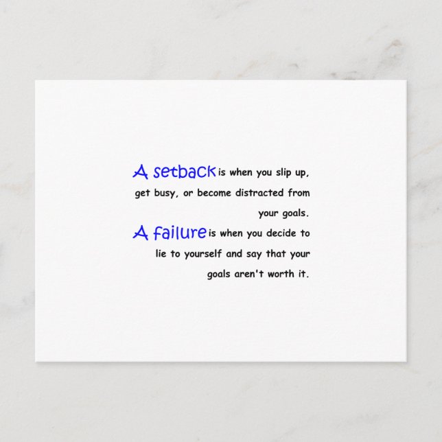 Fel i återställnings-Vs Vykort (Framsida)