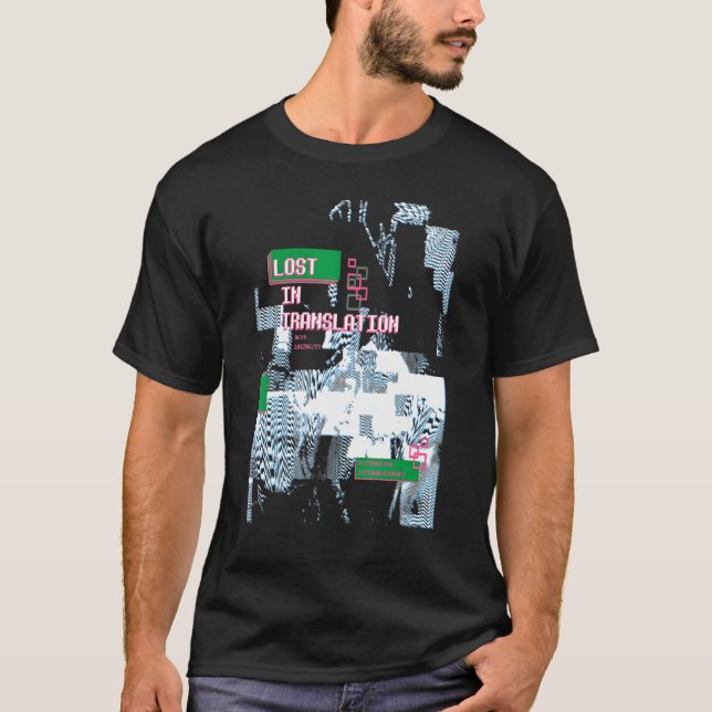 Fel i Retro Computer Glitch Geek Programmer, fel t Shirt (Framsida)