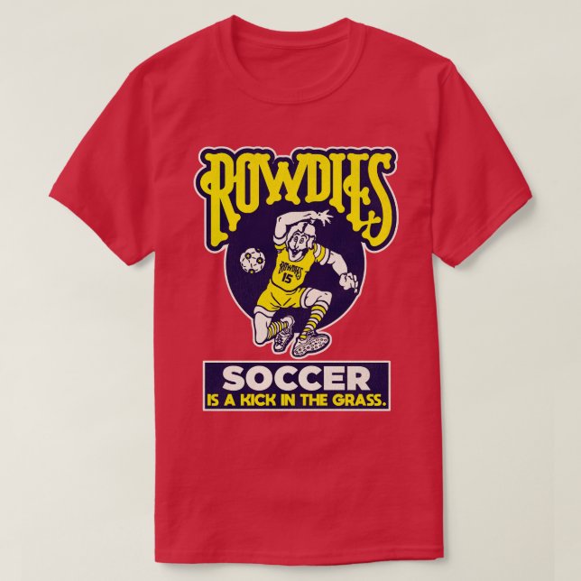 FEL i Tampa Bay Rowdies är en spark i Grass T Shirt (Design framsida)