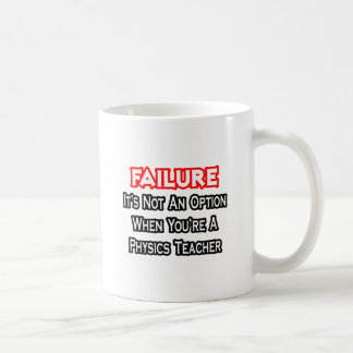 Fel...Inte ett alternativ.. fysiklärare Kaffemugg