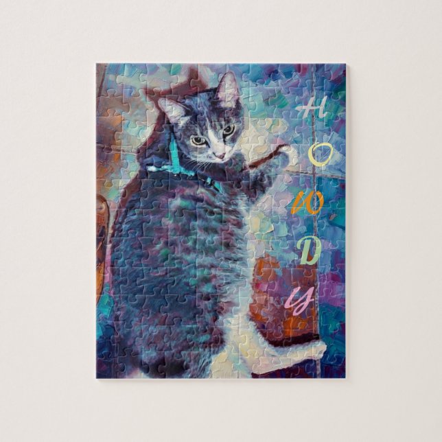 Fel, katten pussel (Vertikal)