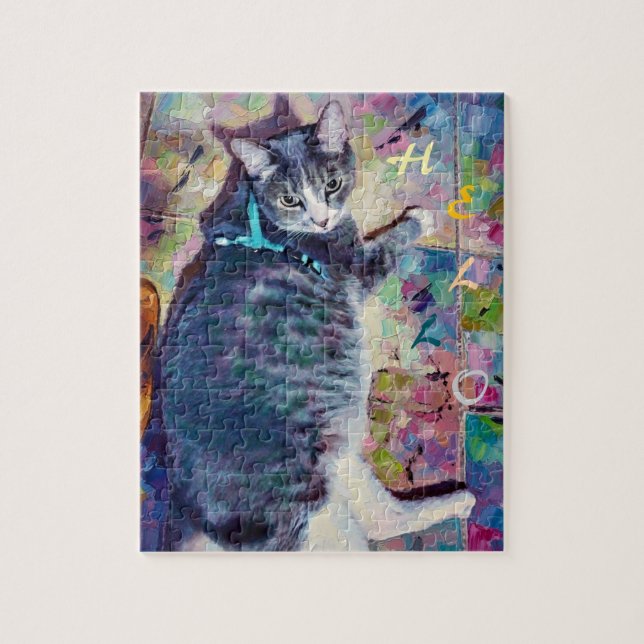 Fel, katten pussel (Vertikal)