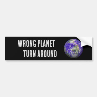 Fel planetsomvänd runt Alien Bildekal