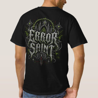 Fel Saint Gothic Cyberpunk Fram- & Baksida Herr T Shirt