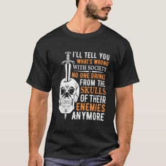 Fel Samband Ingen Dricker Från De Dödas Skallar T Shirt