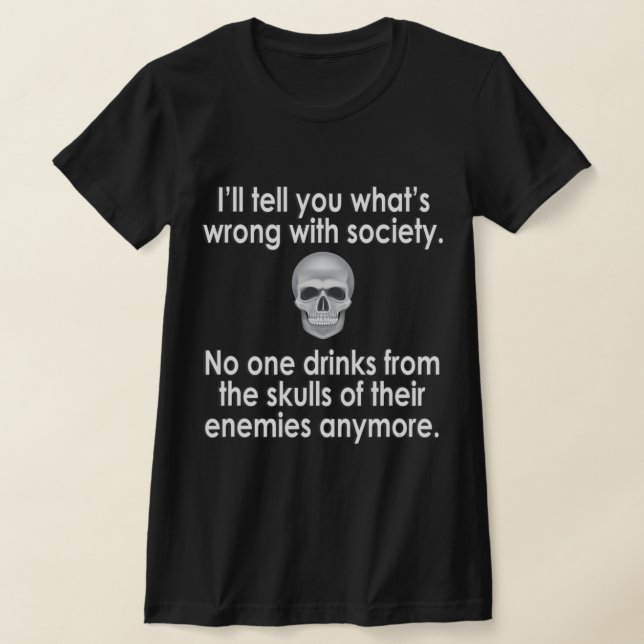 Fel samhälle drar från din emins skal t shirt (Laydown)
