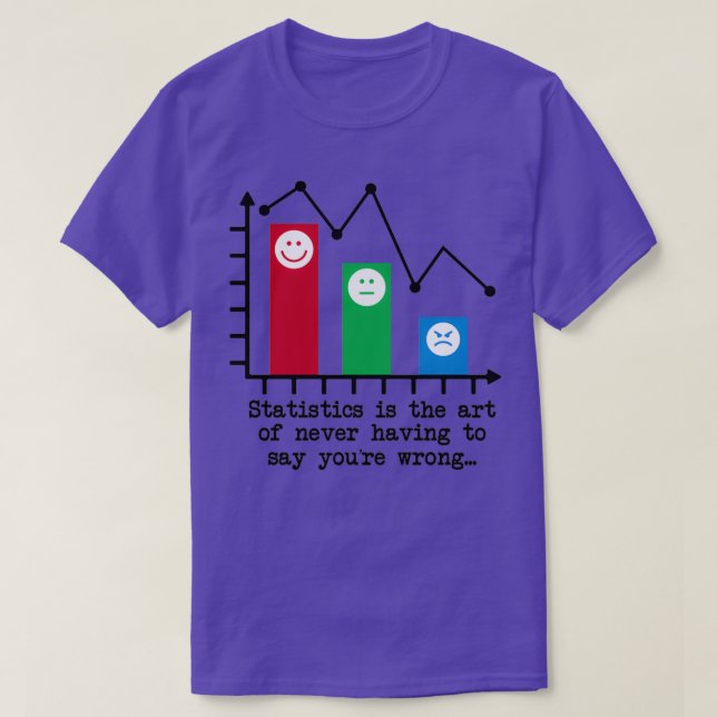 Fel statistik för Youx27re Humor T Shirt (Design framsida)