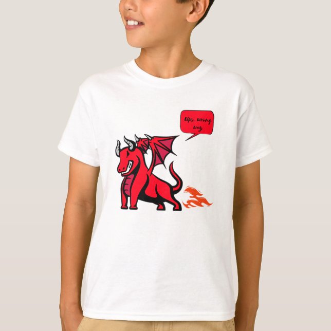 fel väg t shirt (Framsida)