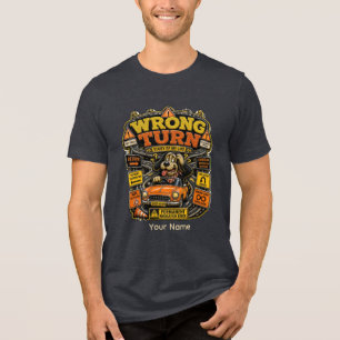 Fel Vänd Karriär Edition Personlig Rolig Kontor T Shirt