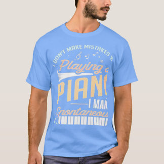 Fel vid uppspelning av piano t shirt