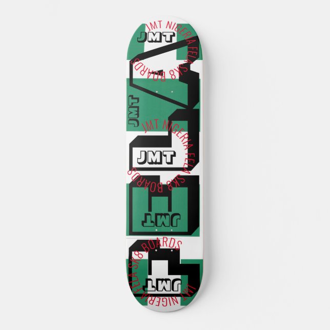 FELA JMT NIGERIA 8 1/4-tums Skateboard Deck (Framsida)
