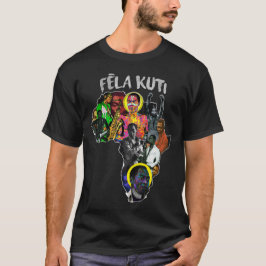Fela Kuti Afrika T-shirt - Panafrikansk karttröja