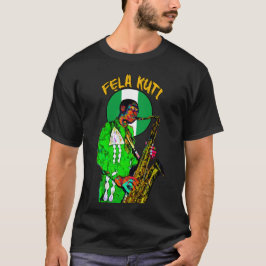 Fela Kuti T-shirt Afrobeat Nigeria skjorta gåvor 