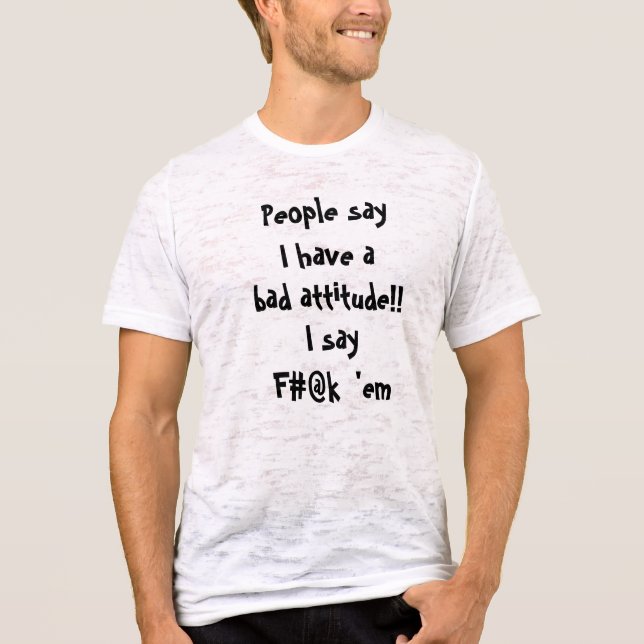 Felaktig attityd tee (Framsida)