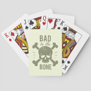 Felaktig benskull och korsben casinokort