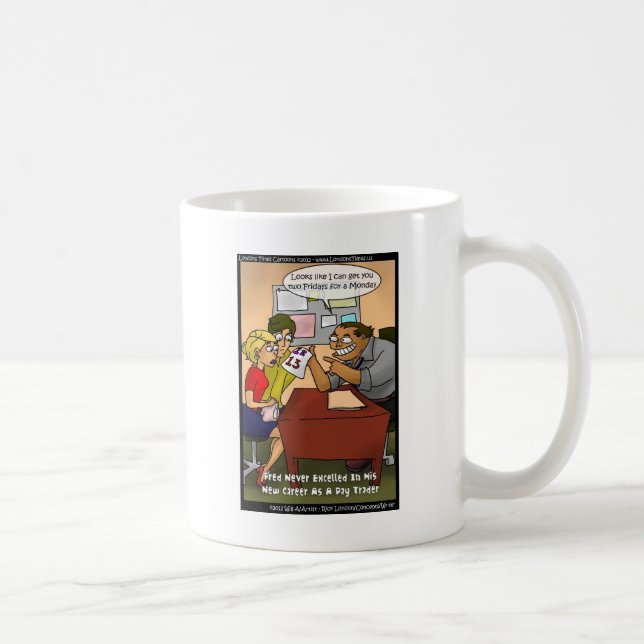 Felaktig dagshandlare ger Tees Mugg-kort etc. Kaffemugg (Höger)