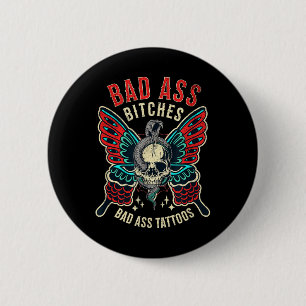Felaktig Es-tattoed Women empowered Retro Tattoo F Knapp