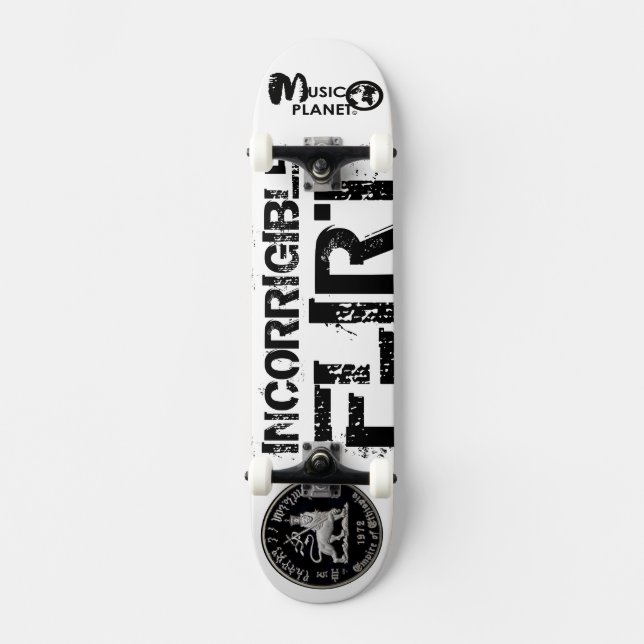 FELAKTIG FLIRT-Skateboard Mini Skateboard Bräda 18,5 Cm (Framsida)