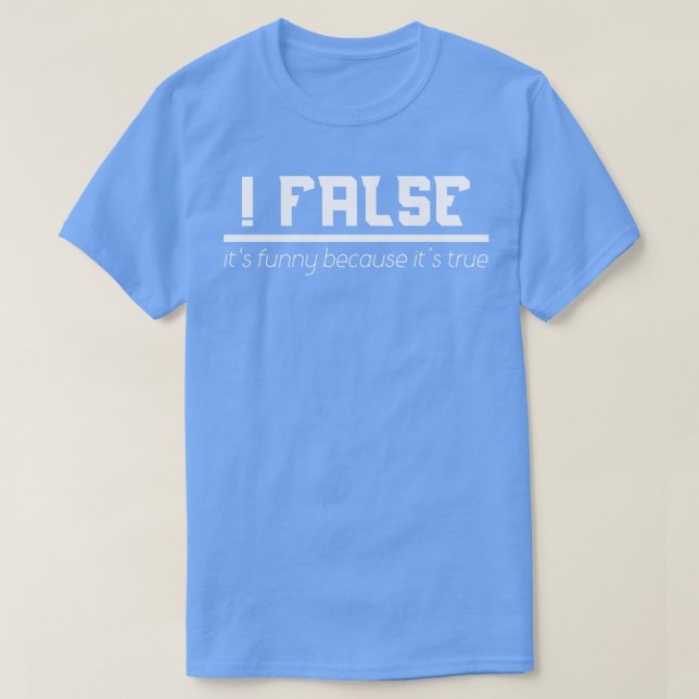 Felaktig för sin sanna programplanering t shirt (Design framsida)