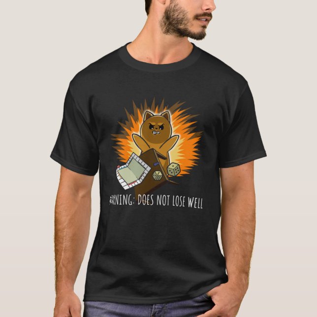 Felaktig förlorare vid styrelespel t shirt (Framsida)