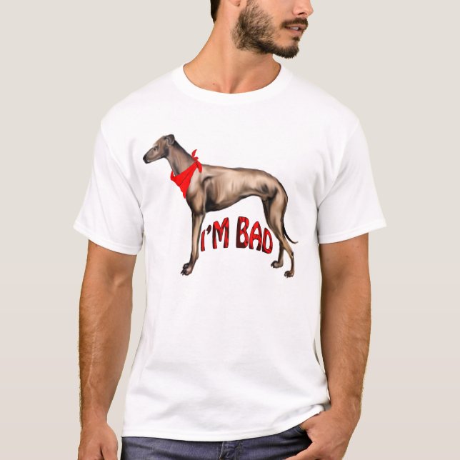 Felaktig Greyhound T Shirt (Framsida)