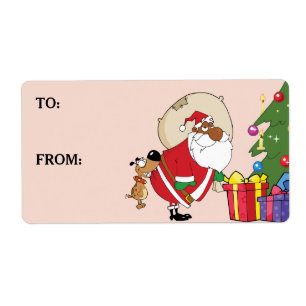 Felaktig Hund Bita Svart tomtetikett Fraktsedel