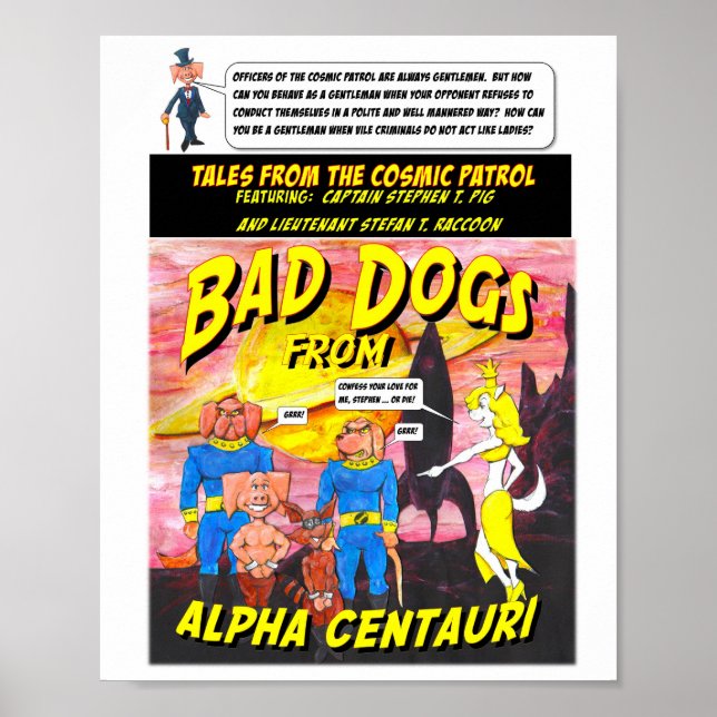 Felaktig Hundar från Alpha Centauri Poster (Framsidan)