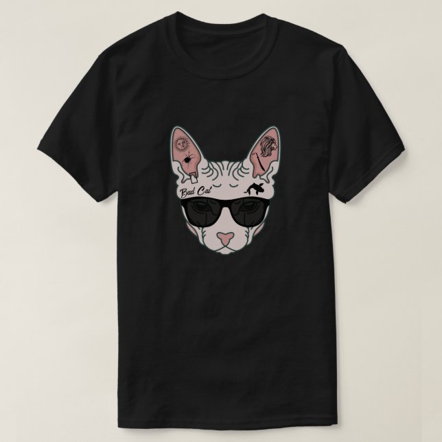 Felaktig katt t shirt (Design framsida)