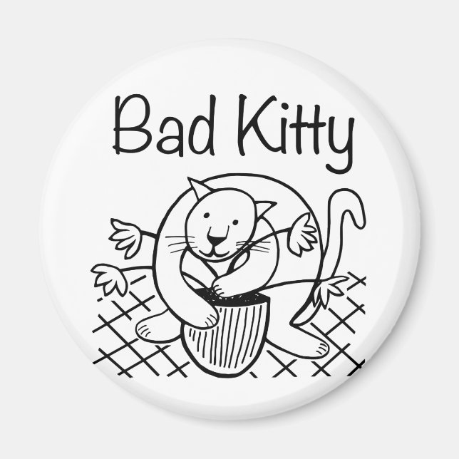 Felaktig Kattunge 2 Magnet (Framsidan)