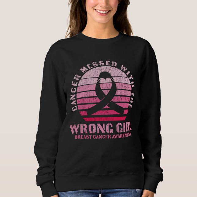 Felaktig medvetenhet om bröstcancer hos flickor t shirt (Framsida)