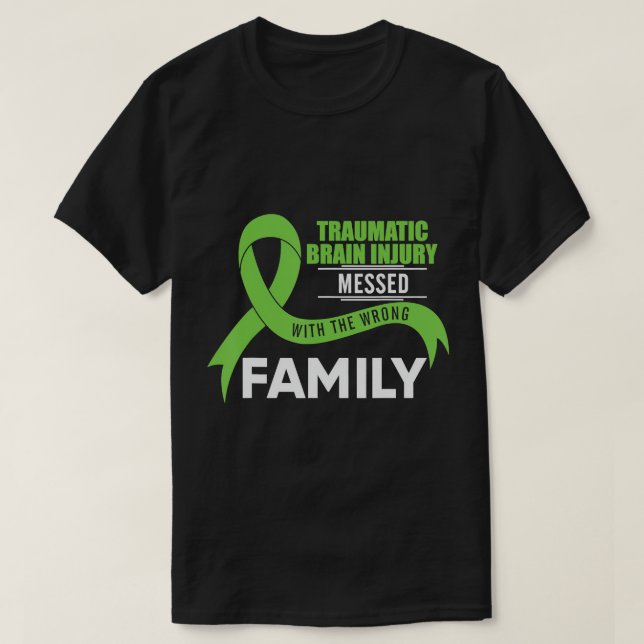 Felaktig medvetenhet om traumatisk hjärnskada t shirt (Design framsida)