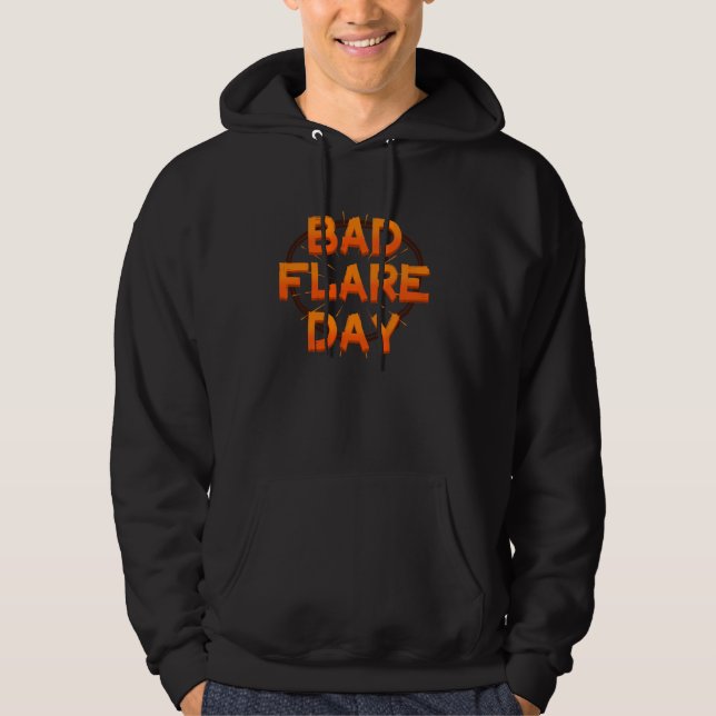 Felaktig Orange för regionalsmärtsyndrom för kompl Hoodie (Framsida)