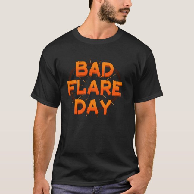 Felaktig Orange för regionalsmärtsyndrom för kompl T Shirt (Framsida)