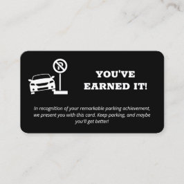 Felaktig parsning visitkort