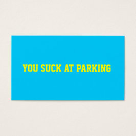 Felaktig parsning visitkort