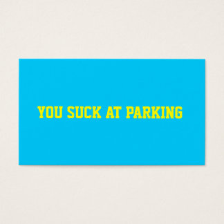 Felaktig parsning visitkort