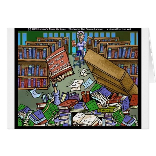 Felaktig Sak inträffar 2 Bra People Roligt Gifts o Hälsningskort (Framsidan Horizontal)