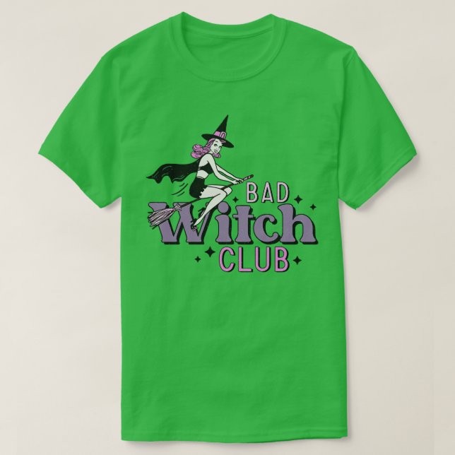 Felaktig Witch-Klubb T Shirt (Design framsida)