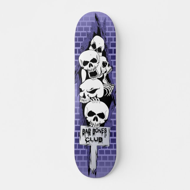 Felaktiga band old school skateboard bräda 18 cm (Framsida)