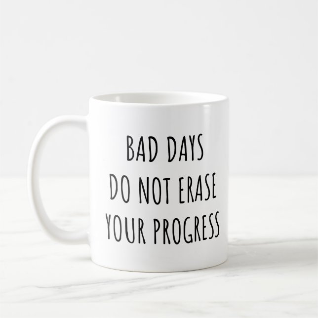 Felaktiga dagar raderar inte förloppet kaffemugg (Vänster)