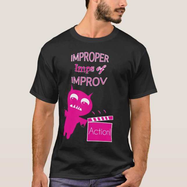 felaktiga imps av improvkapacitetsskjortan t-shirt (Framsida)