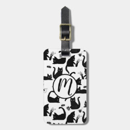 Felaktiga katter som knackar Saker över Bagagebricka