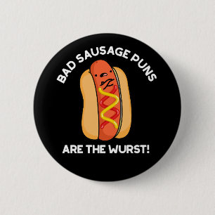 Felaktiga korvpunkter är Hund Pun-Mörken för Wurst Knapp