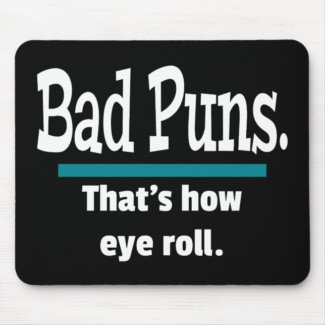 Felaktiga Puns Öga Roll-luddig Musmatta (Framsidan)