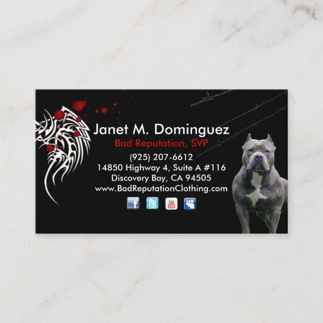 Felaktiga SVP-Affärskort för anseende Visitkort (Framsida)